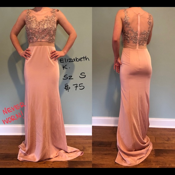 Light Pink prom or Formal Gown - Never Worn or Altered - Picture 1 of 1